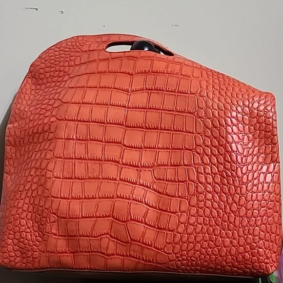 Vince Camuto Leather Monnogram Handbag - Picture 2 of 10